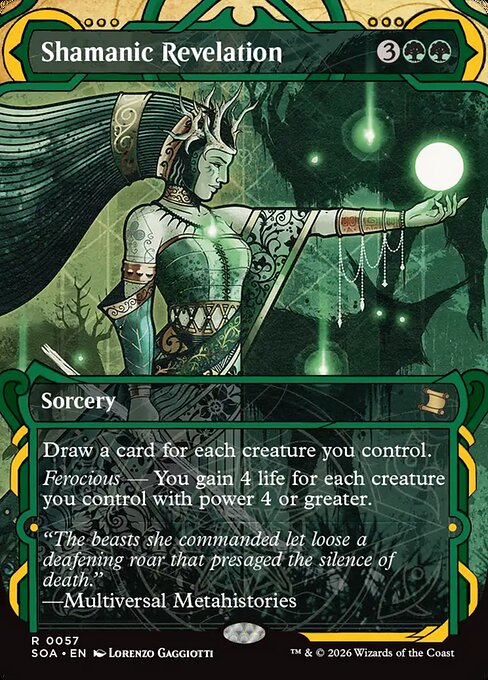Shamanic Revelation (Foil) - Secrets of Strixhaven: Mystical Archive