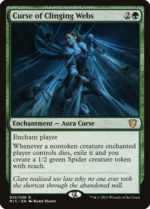 Curse of Clinging Webs - Commander: Innistrad: Midnight Hunt