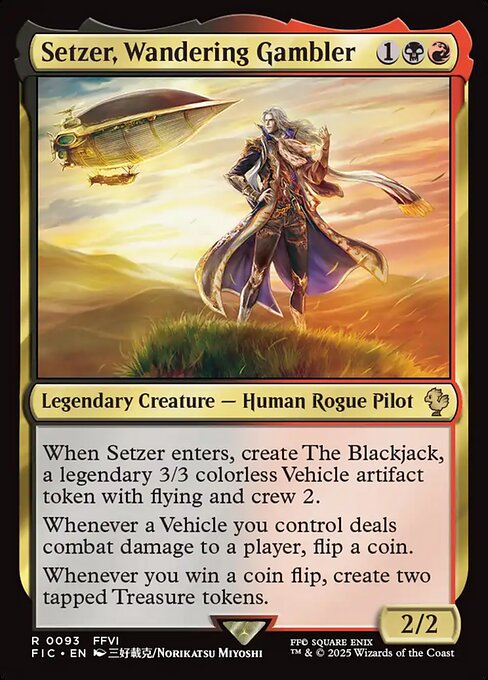 Setzer, Wandering Gambler - Commander: FINAL FANTASY