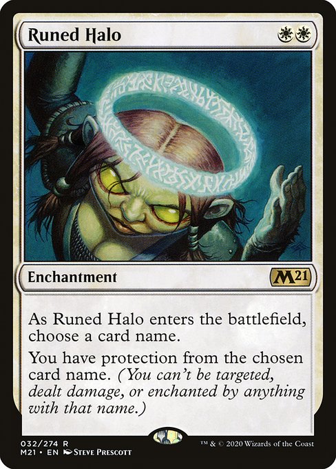 Runed Halo (Foil) - Core Set 2021