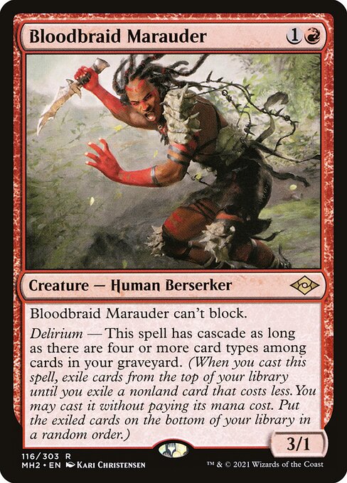 Bloodbraid Marauder - Modern Horizons 2