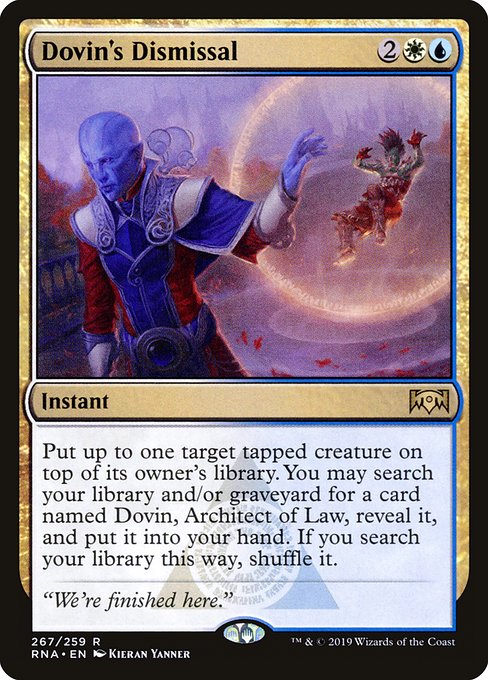 Dovin's Dismissal - Ravnica Allegiance
