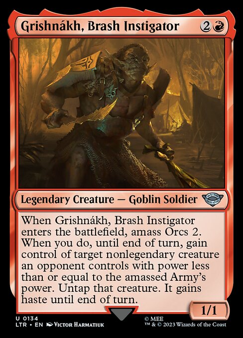 Grishnakh, Brash Instigator - Universes Beyond: The Lord of the Rings: Tales of Middle-earth