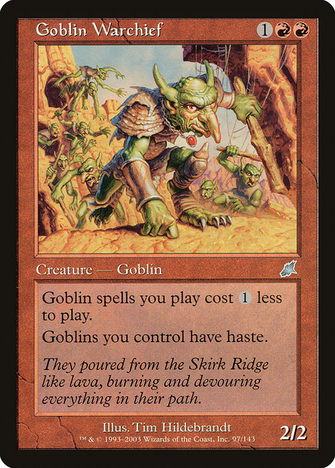 Goblin Warchief - Scourge