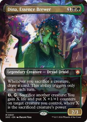 Dina, Essence Brewer (Borderless) - Commander: Secrets of Strixhaven