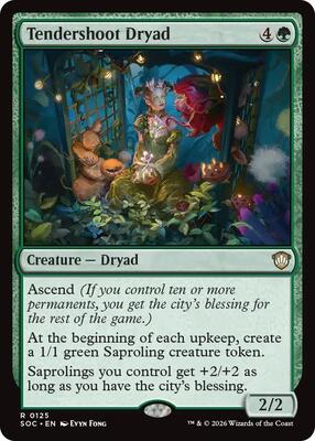 Tendershoot Dryad - Commander: Secrets of Strixhaven