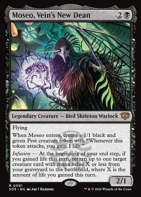 Moseo, Vein's New Dean (Foil) - Secrets of Strixhaven