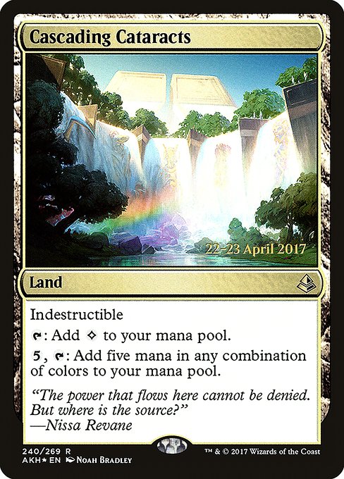 Cascading Cataracts - Prerelease Cards