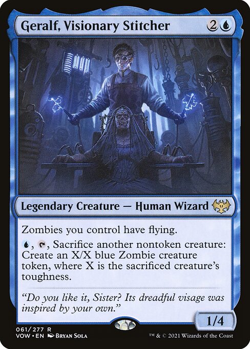 Geralf, Visionary Stitcher (Showcase) - Innistrad: Crimson Vow