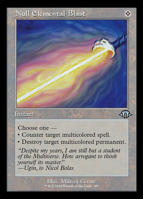 Null Elemental Blast (Retro Frame) (Foil) - Modern Horizons 3