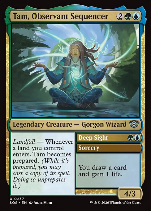 Tam, Observant Sequencer (Foil) - Secrets of Strixhaven