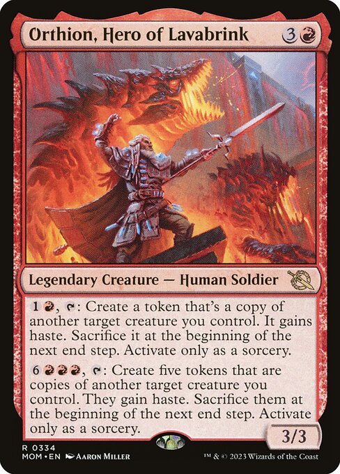 Orthion, Hero of Lavabrink (Foil) - March of the Machine