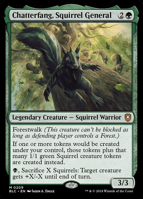 Chatterfang, Squirrel General - Commander: Bloomburrow