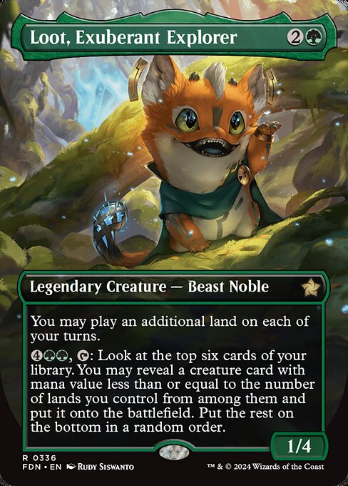 Loot, Exuberant Explorer (Borderless) (Foil) - Foundations