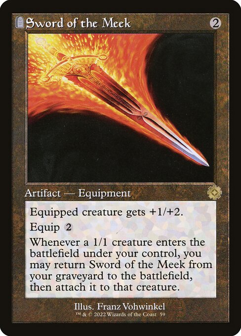 Sword of the Meek - The Brothers' War: Retro Frame Artifacts