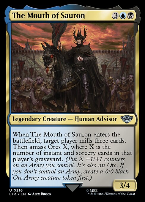 The Mouth of Sauron (Foil) - Universes Beyond: The Lord of the Rings: Tales of Middle-earth