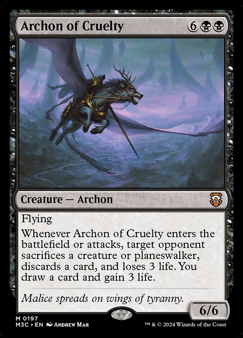 Archon of Cruelty - Commander: Modern Horizons 3