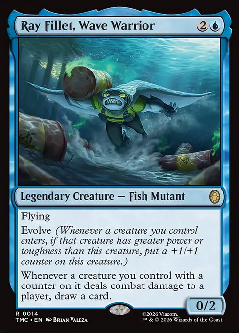 Ray Fillet, Wave Warrior - Commander: Teenage Mutant Ninja Turtles