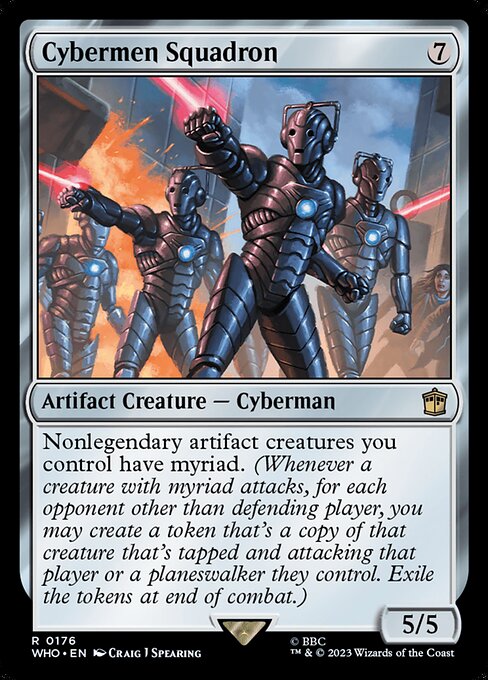 Cybermen Squadron (Extended Art) (Foil) - Universes Beyond: Doctor Who