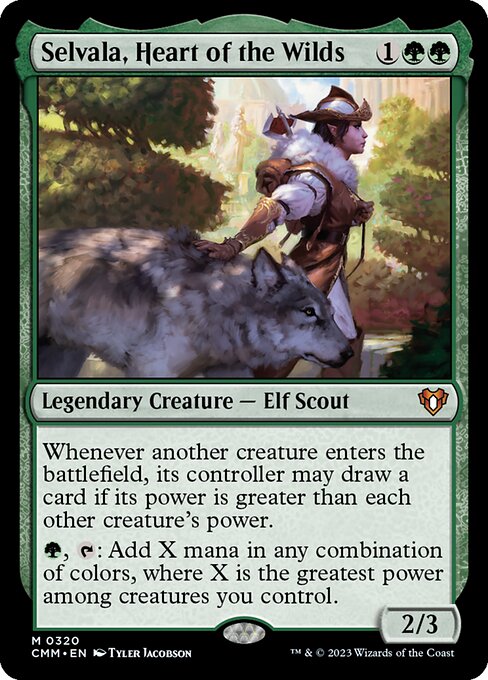 Selvala, Heart of the Wilds (Foil) - Commander Masters