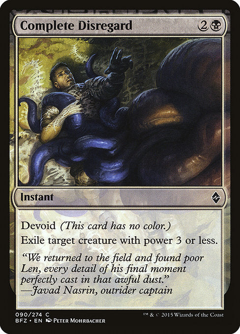 Complete Disregard - Battle for Zendikar