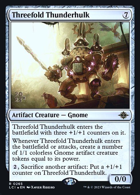 Threefold Thunderhulk - Prerelease Cards