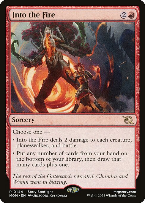Into the Fire (Foil) - March of the Machine