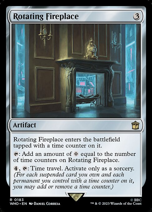 Rotating Fireplace - Universes Beyond: Doctor Who