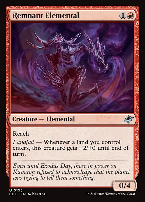 Remnant Elemental (Foil) - Edge of Eternities