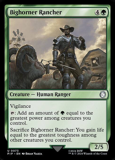 Bighorner Rancher - Universes Beyond: Fallout