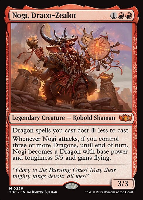 Nogi, Draco-Zealot - Commander: Tarkir: Dragonstorm