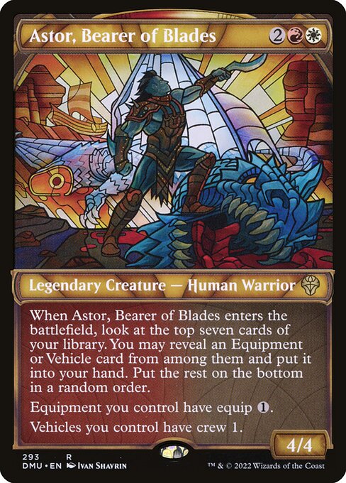 Astor, Bearer of Blades (Showcase) - Dominaria United