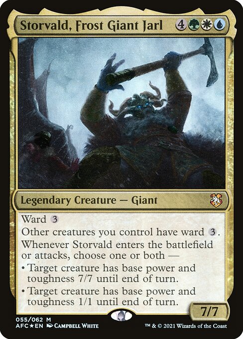 Storvald, Frost Giant Jarl (Foil) - Commander: Adventures in the Forgotten Realms