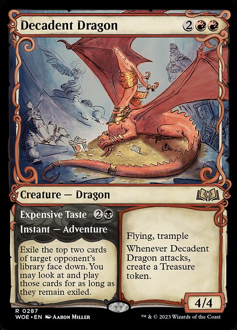Decadent Dragon (Showcase) - Wilds of Eldraine