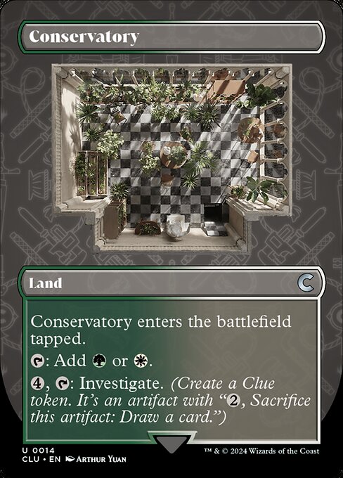 Conservatory (Borderless) - Ravnica: Clue Edition