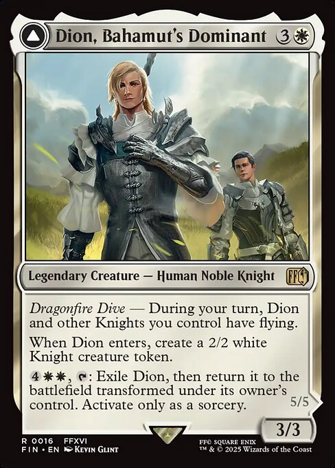 Dion, Bahamut's Dominant (Foil) - FINAL FANTASY