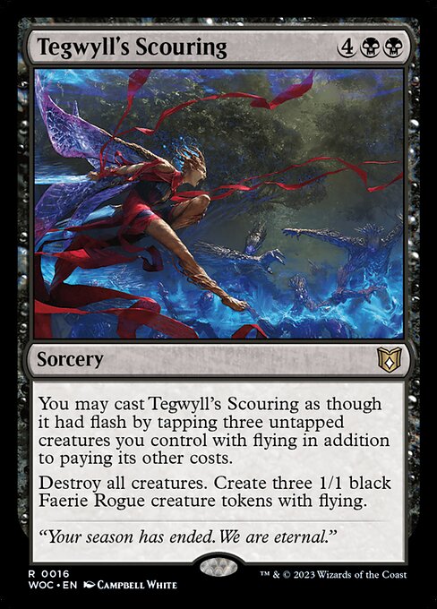Tegwyll's Scouring (Extended Art) - Commander: Wilds of Eldraine