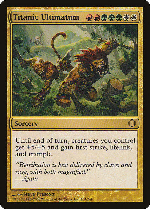Titanic Ultimatum (Foil) - Shards of Alara