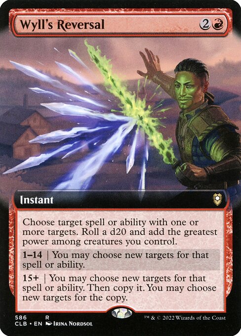 Wyll's Reversal (Extended Art) - Commander Legends: Battle for Baldur's Gate