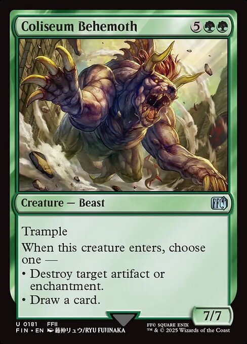 Coliseum Behemoth (Foil) - FINAL FANTASY