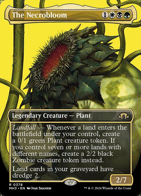 The Necrobloom (Borderless) - Modern Horizons 3