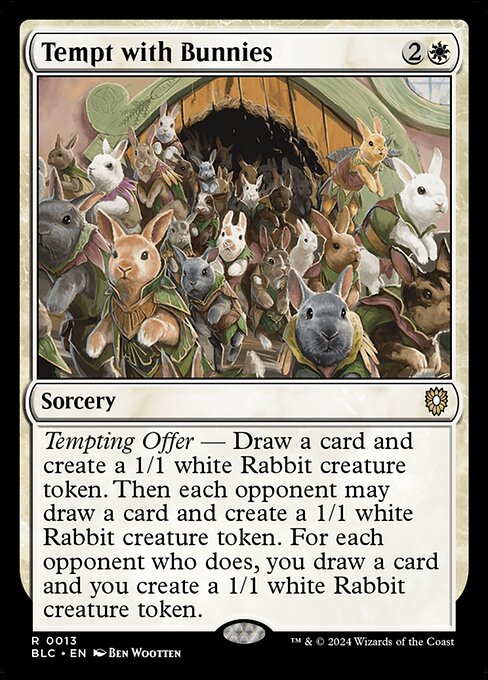 Tempt with Bunnies - Commander: Bloomburrow