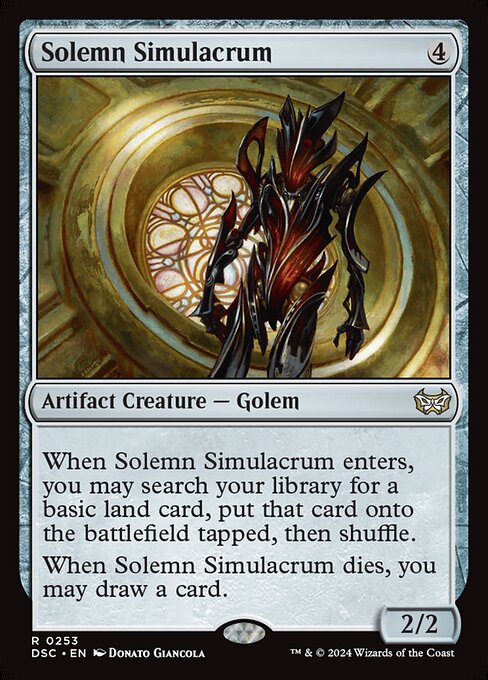 Solemn Simulacrum - Commander: Duskmourn: House of Horror