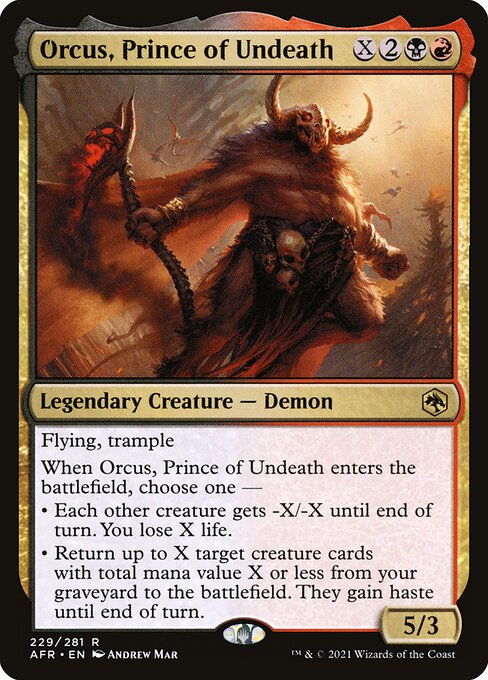 Orcus, Prince of Undeath (Extended Art) - Adventures in the Forgotten Realms