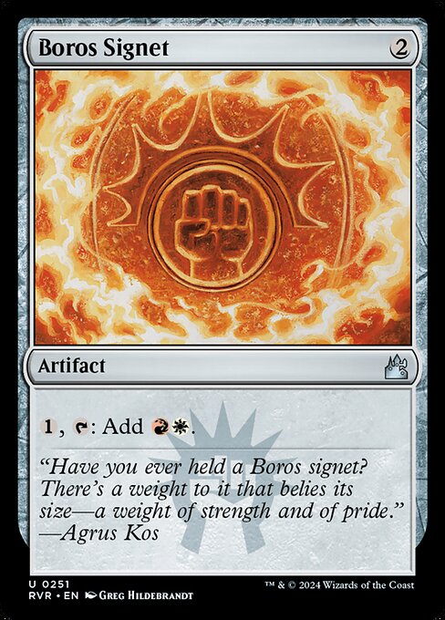 Boros Signet (Foil) - Ravnica Remastered