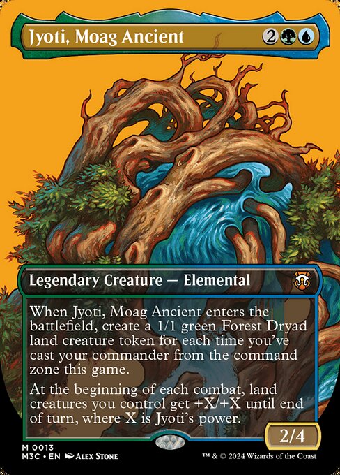 Jyoti, Moag Ancient (Borderless) - Commander: Modern Horizons 3