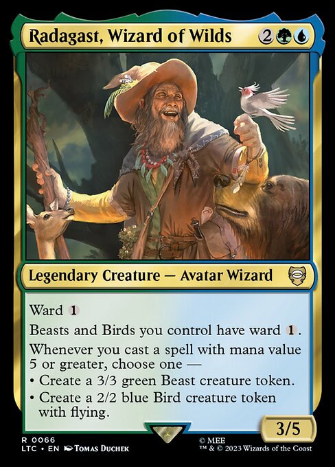 Radagast, Wizard of Wilds - Commander: The Lord of the Rings: Tales of Middle-earth