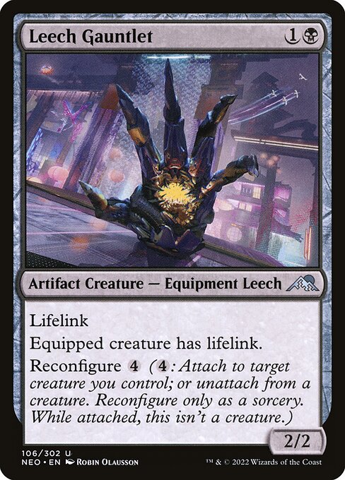 Leech Gauntlet - Kamigawa: Neon Dynasty