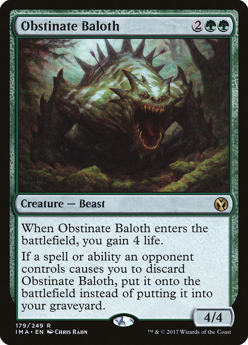 Obstinate Baloth - Iconic Masters
