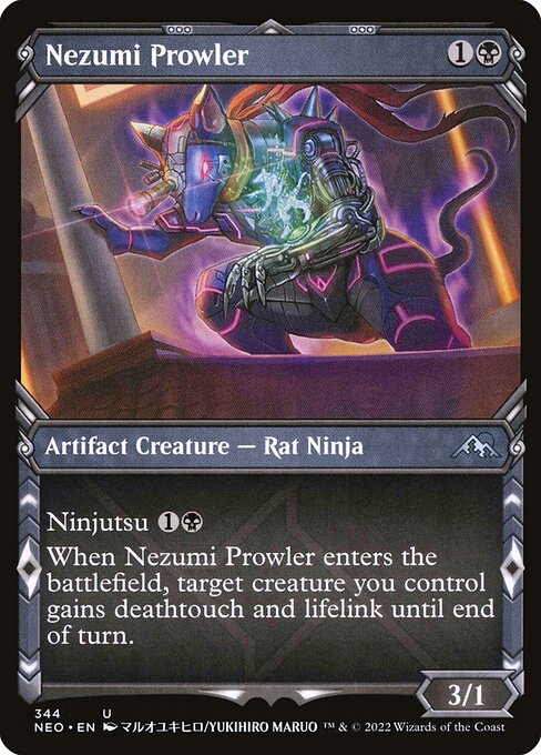 Nezumi Prowler (Showcase) - Kamigawa: Neon Dynasty